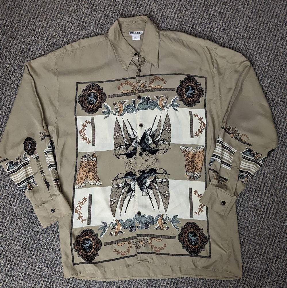 Vintage Victorian-themed shirt
